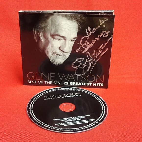 Gene Watson Best Of The Best 25 Greatest Hits CD 2012  Signed - Picture 8 of 9